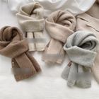 Hyeeun Plain Knit Scarf Yesstyle