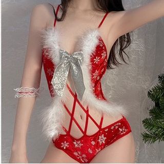 Brigid Christmas Lingerie Costume Set YesStyle