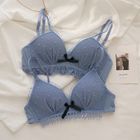 Hyg Lingerie Set Bow Lace Wireless Bra Panty Yesstyle
