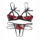 Luvhub Lingerie Set Floral Embroidered Bra Crotchless Thong Yesstyle