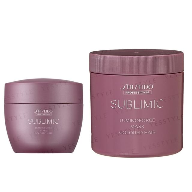 Shiseido Professional Sublimic Luminoforce Mask Colored Hair YesStyle