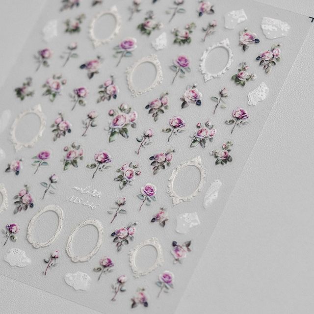 Tomoni Floral Nail Art Stickers YesStyle