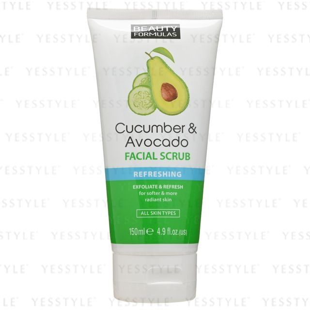 Beauty Formulas Cucumber Avocado Facial Scrub YesStyle