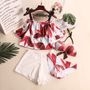 Salanghae Couple Matching Floral Bikini Cover Up Swim Shorts