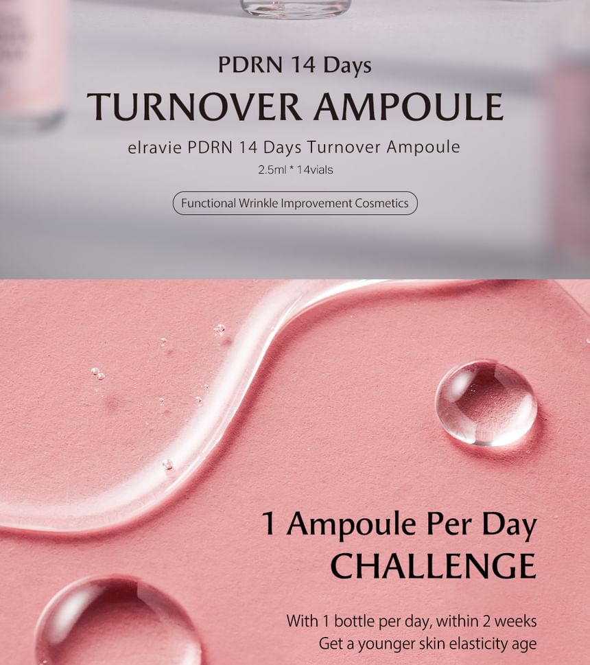 Buy Derma Elravie Pdrn Days Turnover Ampoule Set In Bulk