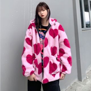 theredthread 【新品】nylon jacket heart THEREDTHREAD / ザレッドスレッド】nylon jacket heart
