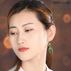 Gangnam - Retro Gemstone Dangle Earring Gangnam - Retro Gemstone Dangle Earring