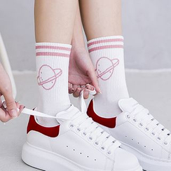 Niseko - Striped Crew Socks Niseko - Striped Crew Socks