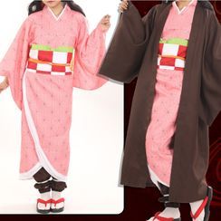 星河动漫 - 鬼灭之刃灶门祢豆子角色扮演服装 星河动漫 - 鬼灭之刃灶门祢豆子角色扮演服装