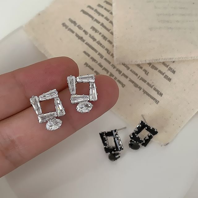 Panda Dama-Square Stud Earring