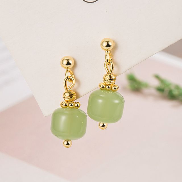 Forainer-Gemstone Drop Earring