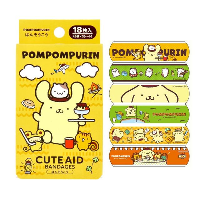 Pompompurin バンデージ 18枚入り Santan - Sanrio Pompompurin Bandage (18 Pieces) | YesStyle