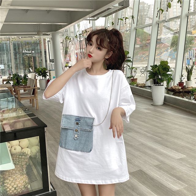 Everose-Plain Short-Sleeve T-Shirt