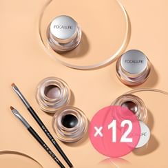 FOCALLURE - Stay Max Smooth Eyeliner Gel - 2 Colors (x12) (Bulk Box)