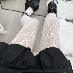 lace up tights