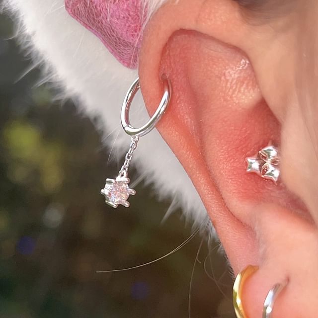 PANGU-Rhinestone Alloy Drop Earring