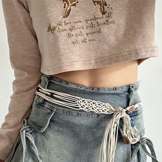 Lunashore-Braided String Belt