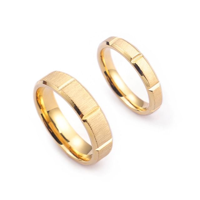 Tenri-Brushed Stainless Steel Ring Various Designs