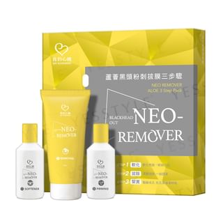 My Scheming - Neo Remover Aloe Blackhead Out 3 Step Mask Pack