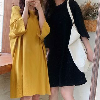 Elbow sleeve t shirt dress Clearance