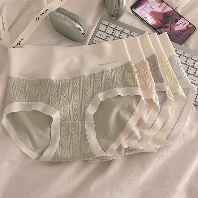 camikiss-High Waist Panel Panty