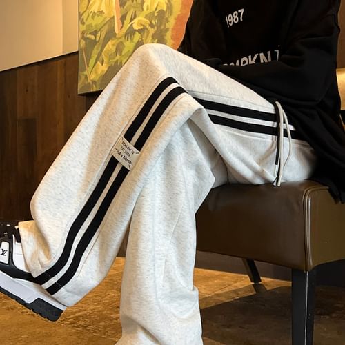 Two tone sweatpants hot sale