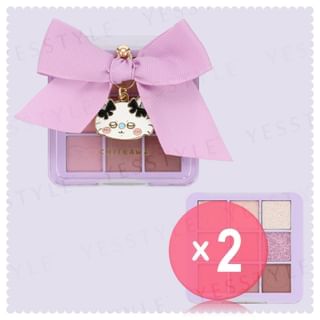 SHOBIDO - Chiikawa Momonga Ribbon Series Eyeshadow 2pcs Bundle Set