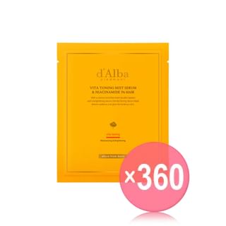 d'Alba - Vita Toning Mist Serum & Niacinamide 5% Mask (x360) (Bulk Box)