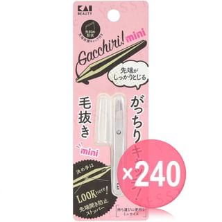 KAI - Gacchiri Mini Tweezers (x240) (Bulk Box)