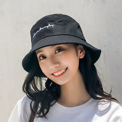 FROME - Embroidered Lettering Bucket Hat FROME - Embroidered Lettering Bucket Hat