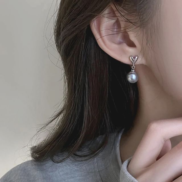 Jael-Faux Pearl Drop Earring