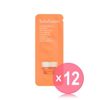 Sulwhasoo - Concentrated Ginseng Rejuvenating Eye Cream Sachet (x12) (Bulk Box)