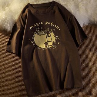 CloudDazz - Short-Sleeve Print T-Shirt | YesStyle