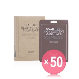Benton - Snail Bee High Content Mask Pack Set (x50) (Bulk Box)