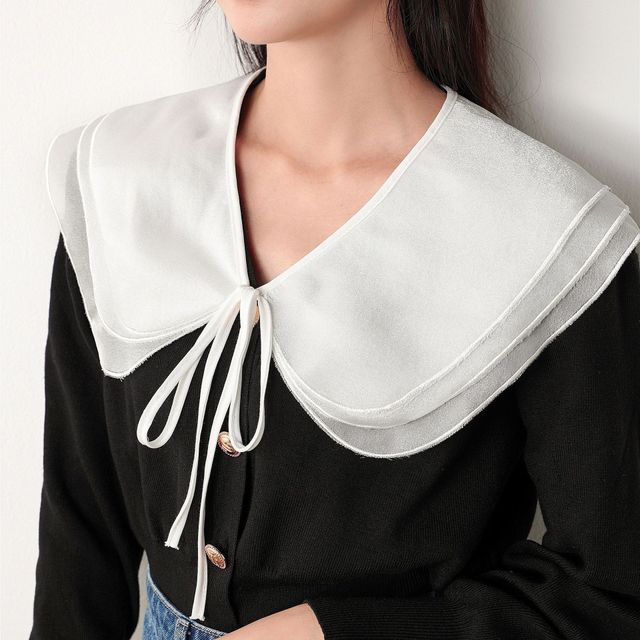 MIOW-Tie-Strap Plain Decorative Collar