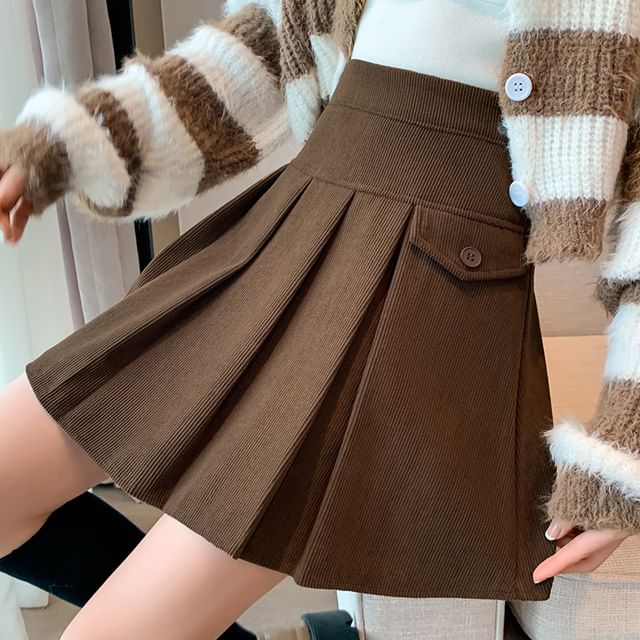 Shipping in mid-October] Pleated Mini Skort