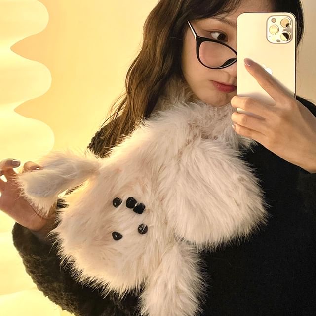 Yunikon-Dog Fluffy Scarf