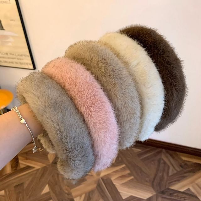 Gemsha-Plain Fluffy Headband
