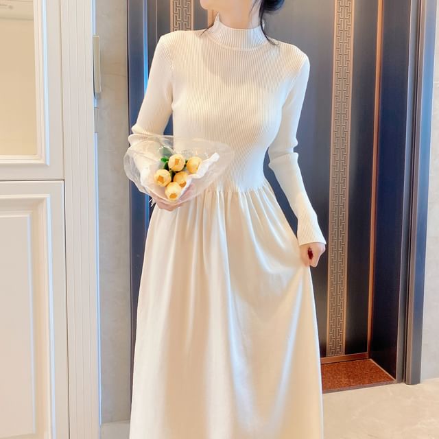 knee length dresses for ladies Lucille Wrap Dress Paradise Poppy – McCulley's main image 0
