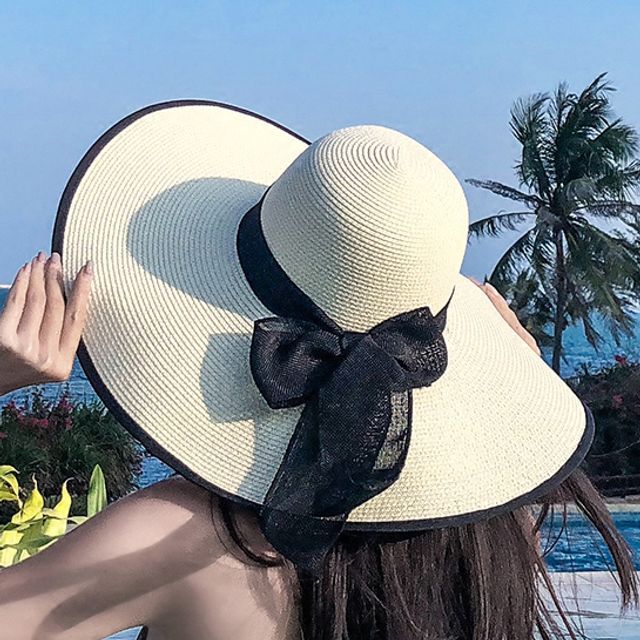 yesstyle.com | Pompabee - Bow-Accent Sun Hat