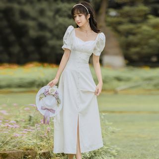 sachin and babi light blue dress White Midi Dresses - Shop Online main image 1