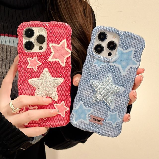 Iphone Denim Mobile Phone Case, Star Phone Case Iphone 11