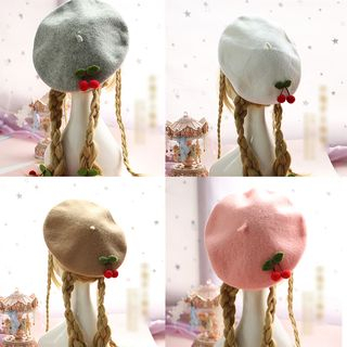 Elfis - Cherry Beret | YesStyle