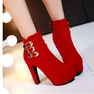 Freesia High Heel Short Boots Sale