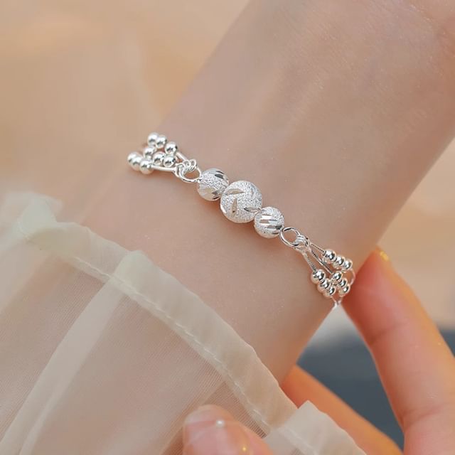 Hansha-Beaded Layered Bracelet