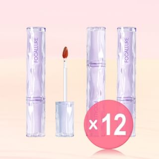 FOCALLURE - Lasting Dewy Lipcream - 4 Colors (Purple) (x12) (Bulk Box)