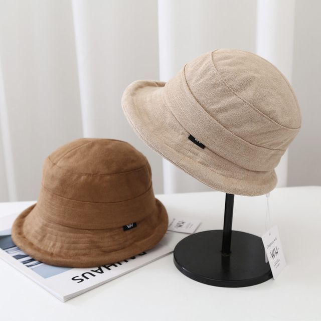 Jiggon - Faux Suede Bucket Hat | YesStyle