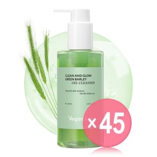 Veganifect - Clean And Glow Green Barley Gel Cleanser (x45) (Bulk Box)