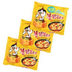 Grainee Foods - 三养辣鸡芝士捞面 (3包) Grainee Foods - 三养辣鸡芝士捞面 (3包)