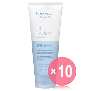 MISSHA - Super Aqua Ultra Hyalron Foaming Cleanser 10pcs Bundle Set